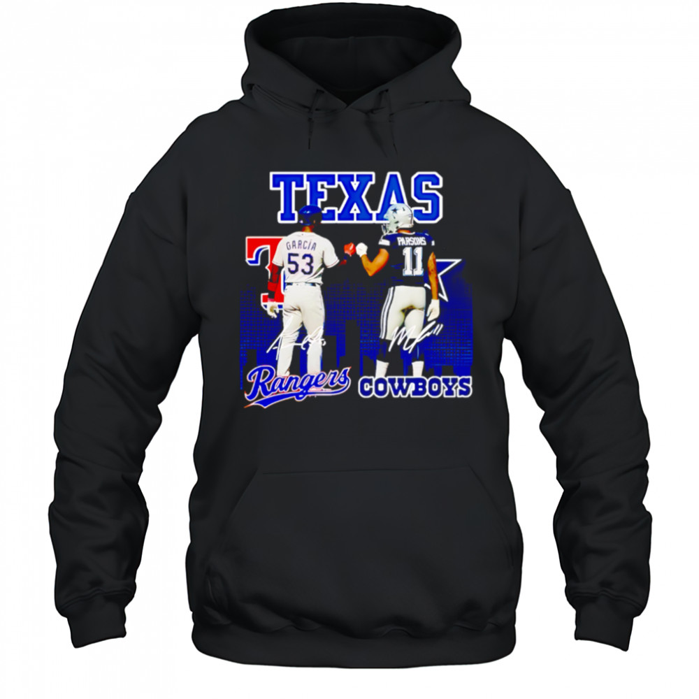 Texas rangers and Dallas Cowboys star power shirt Hoodie