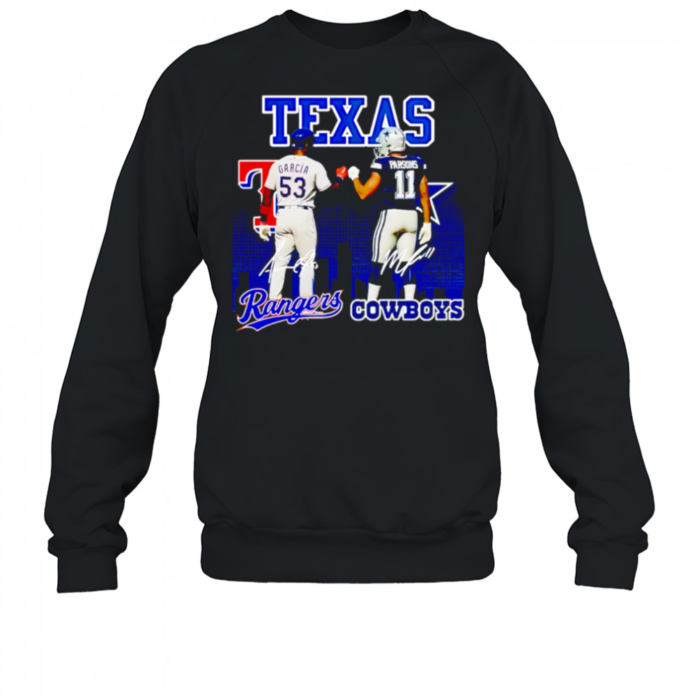 Texas rangers and Dallas Cowboys star power shirt Sweatshirt