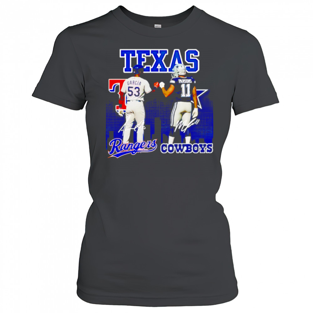 Texas rangers and Dallas Cowboys star power shirt Women's T-shirt