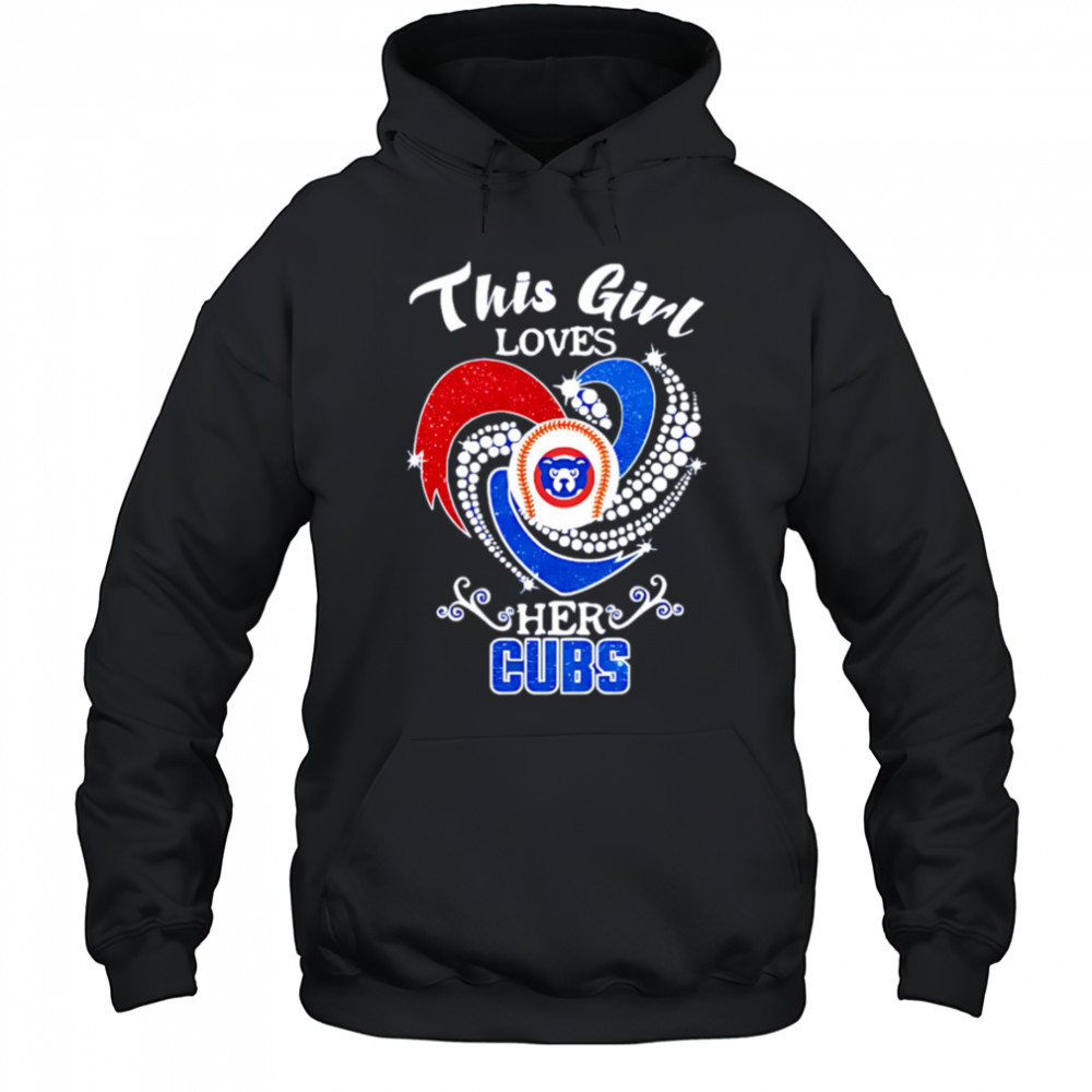 This girl loves her Cubs shirt Hoodie