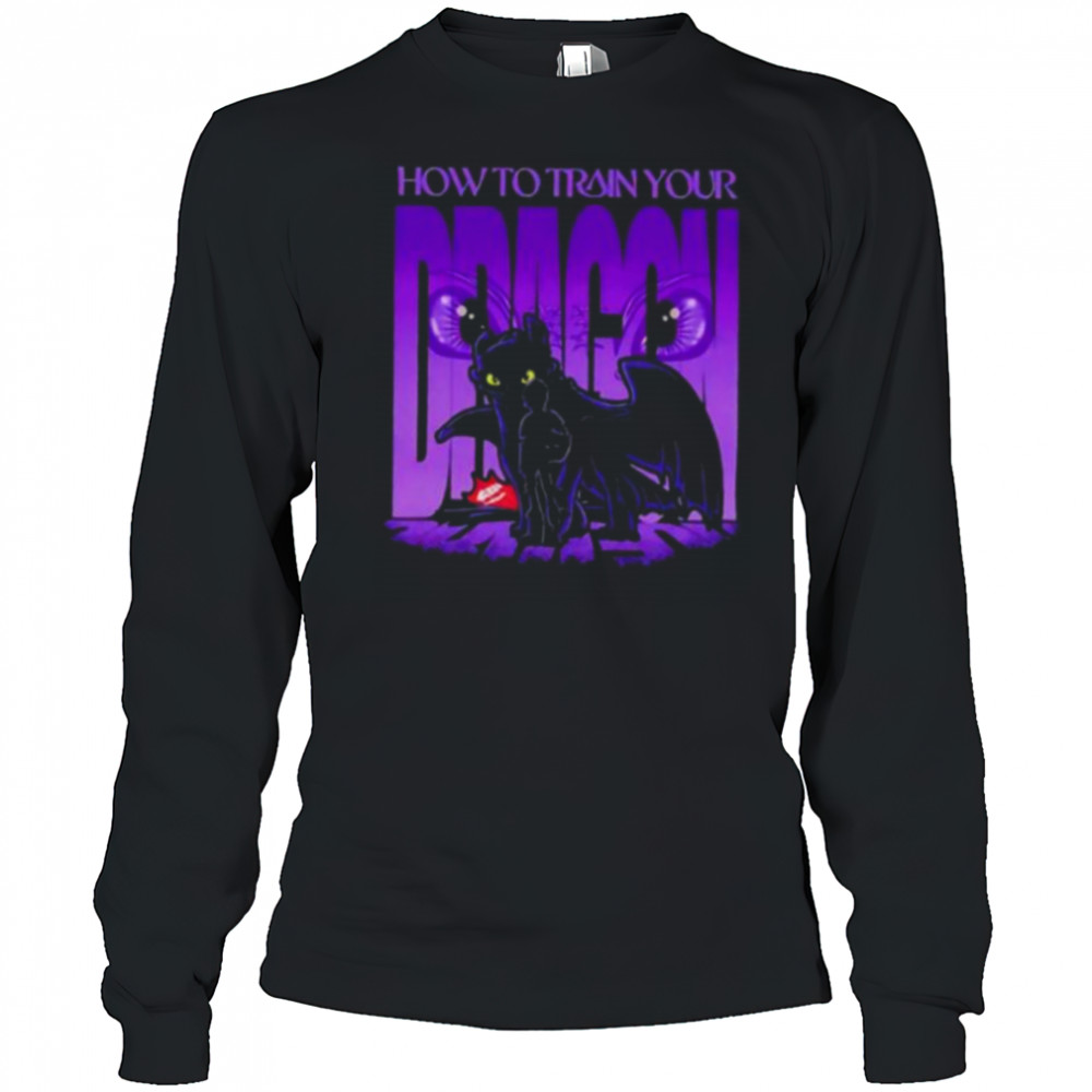 Toothless and Hiccup from How to Train Your Dragon shirt Long Sleeved