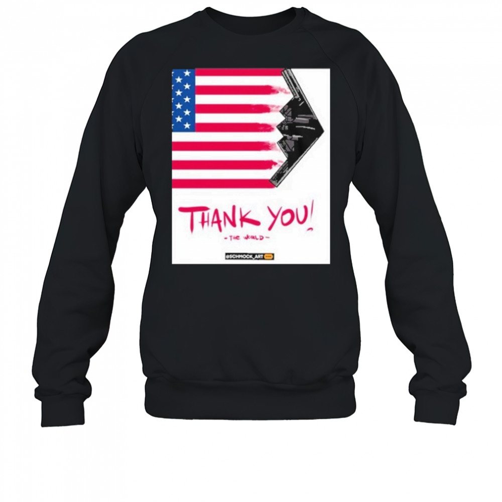 Trump Flag Thank You The World T-Shirt Sweatshirt