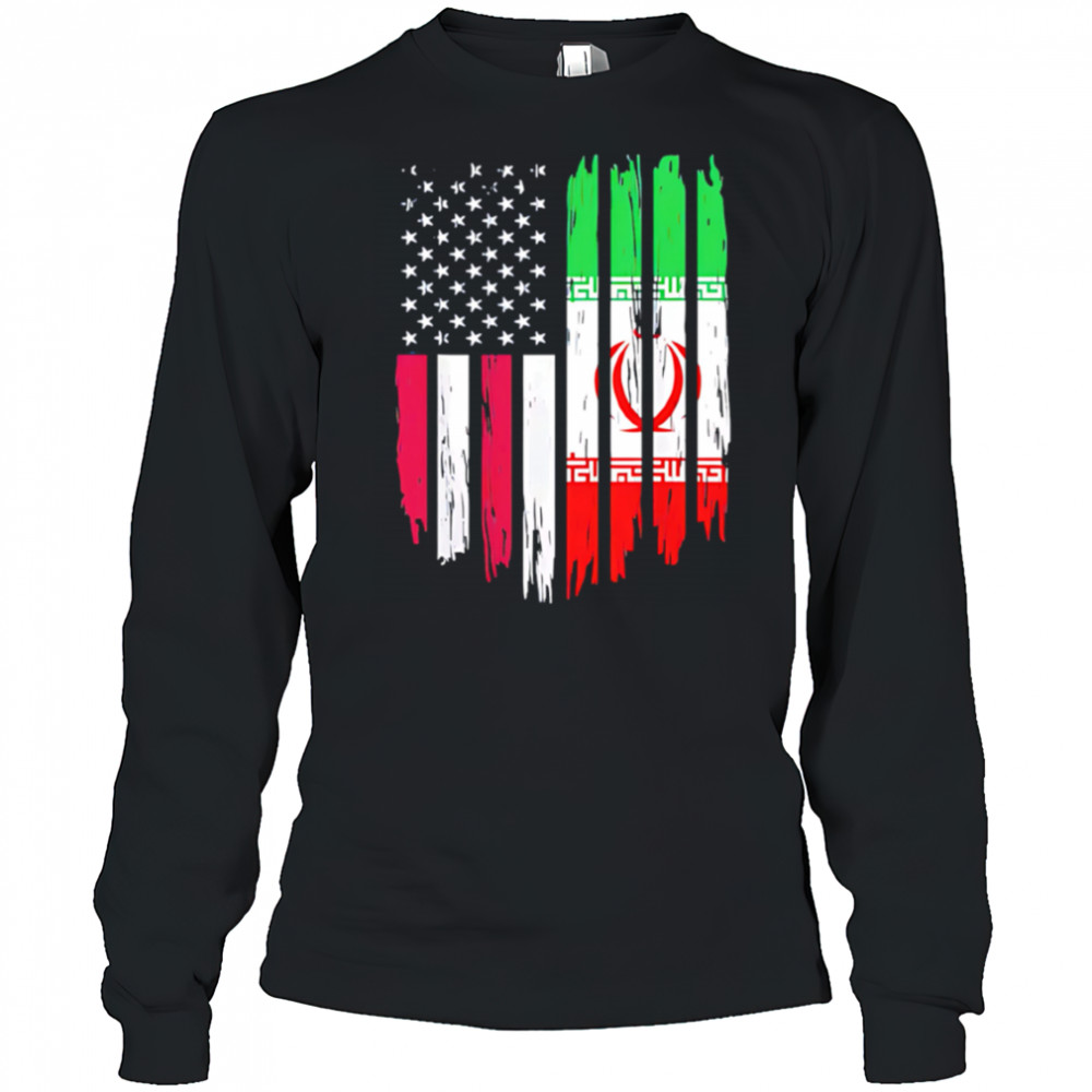 Usa no war with Iran political shirt Long Sleeved