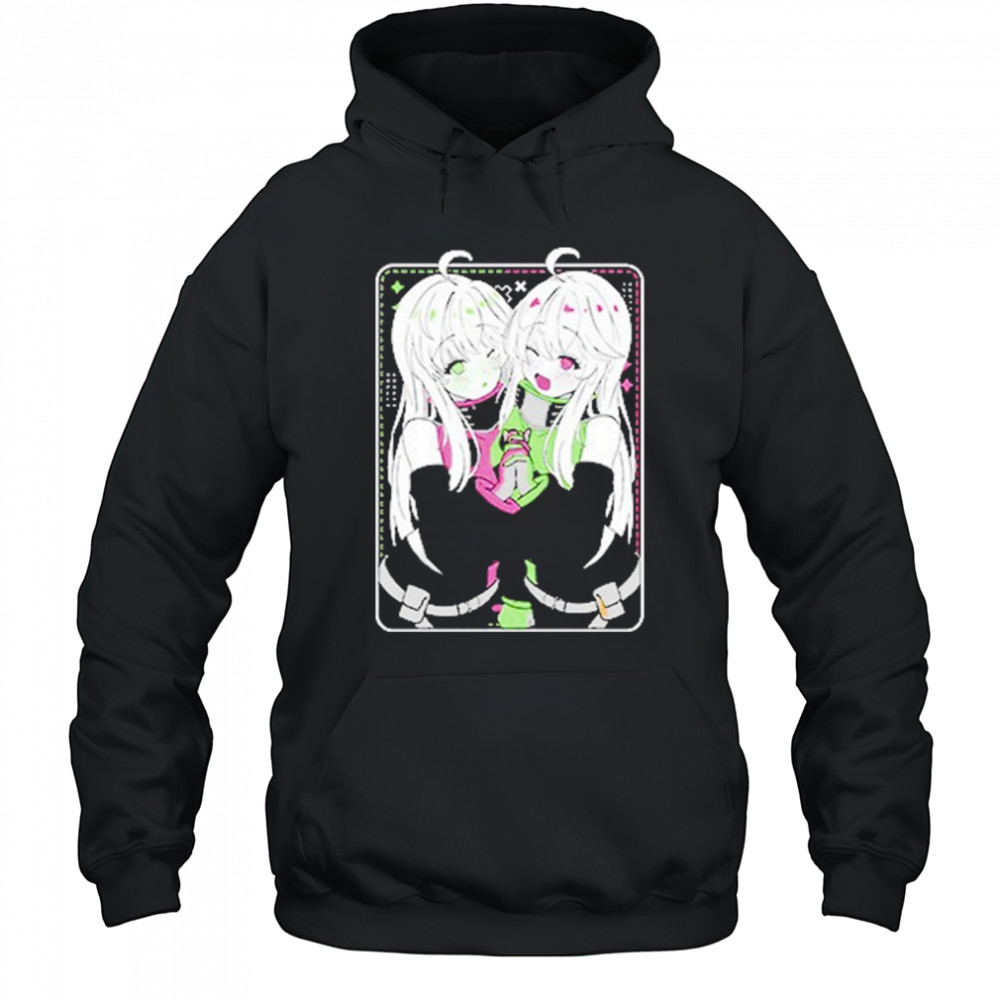 UWU Noena Yumeshiro Twin T-Shirt Hoodie