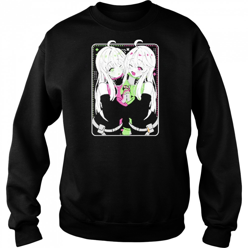 UWU Noena Yumeshiro Twin T-Shirt Hoodie