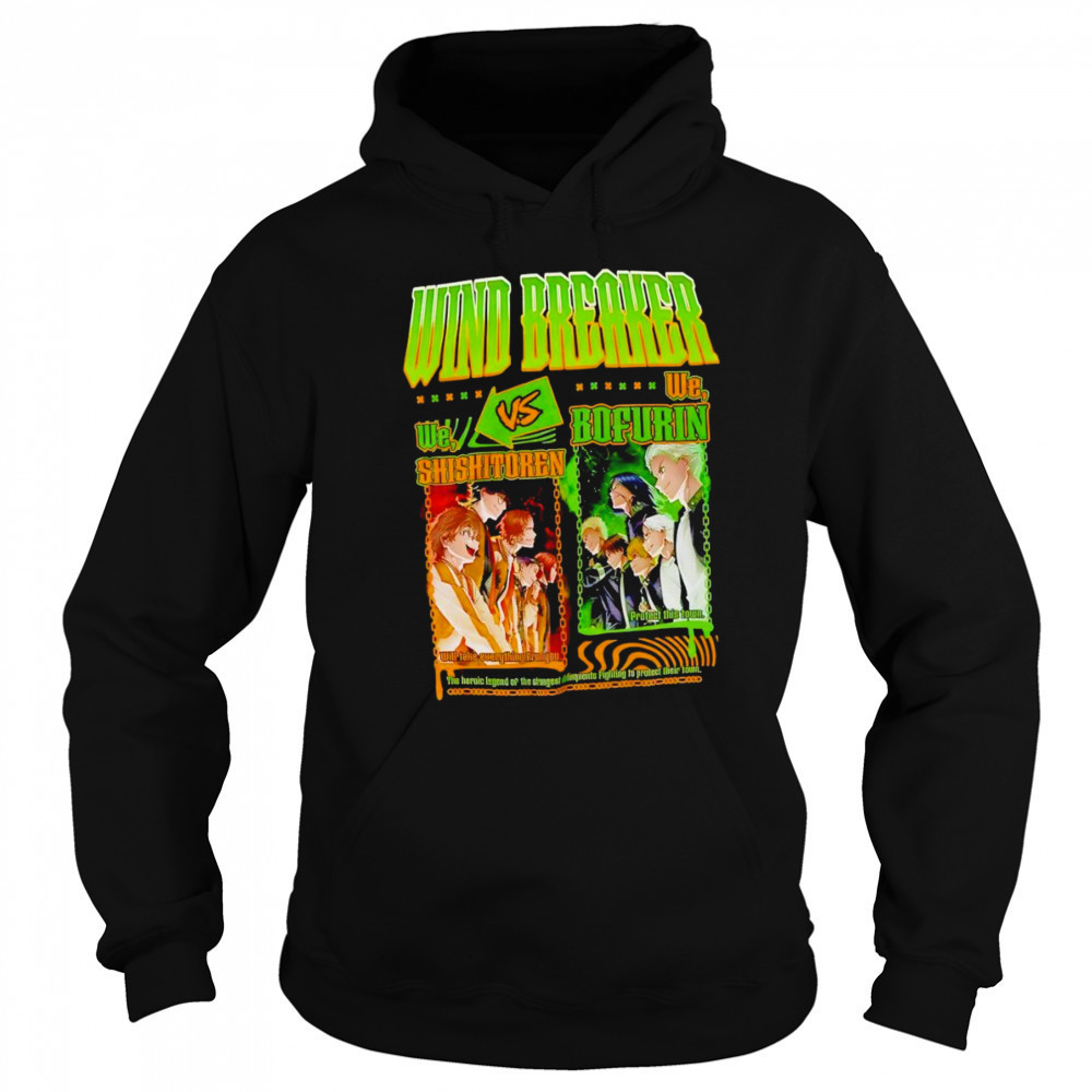 Wind Breaker Shishitoren vs Bofurin shirt Sweatshirt