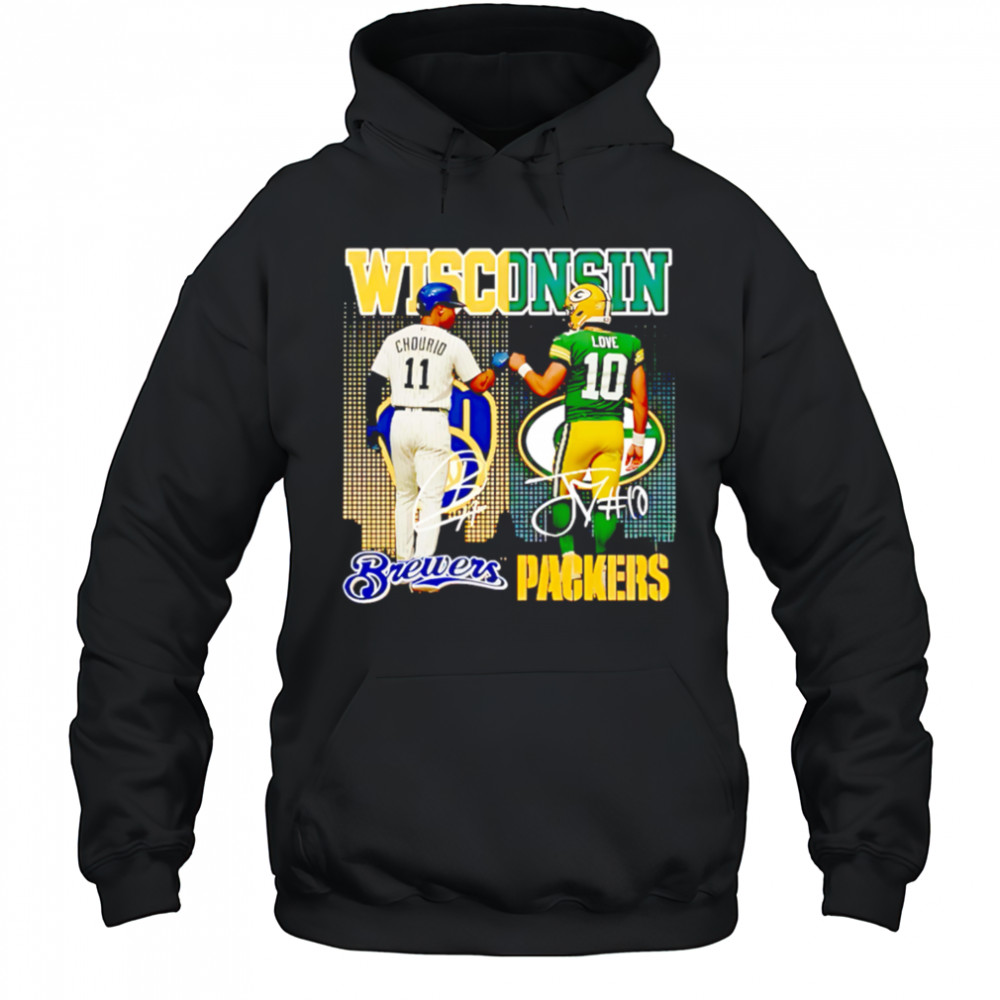Wisconsin brewers and Packers star power shirt Hoodie