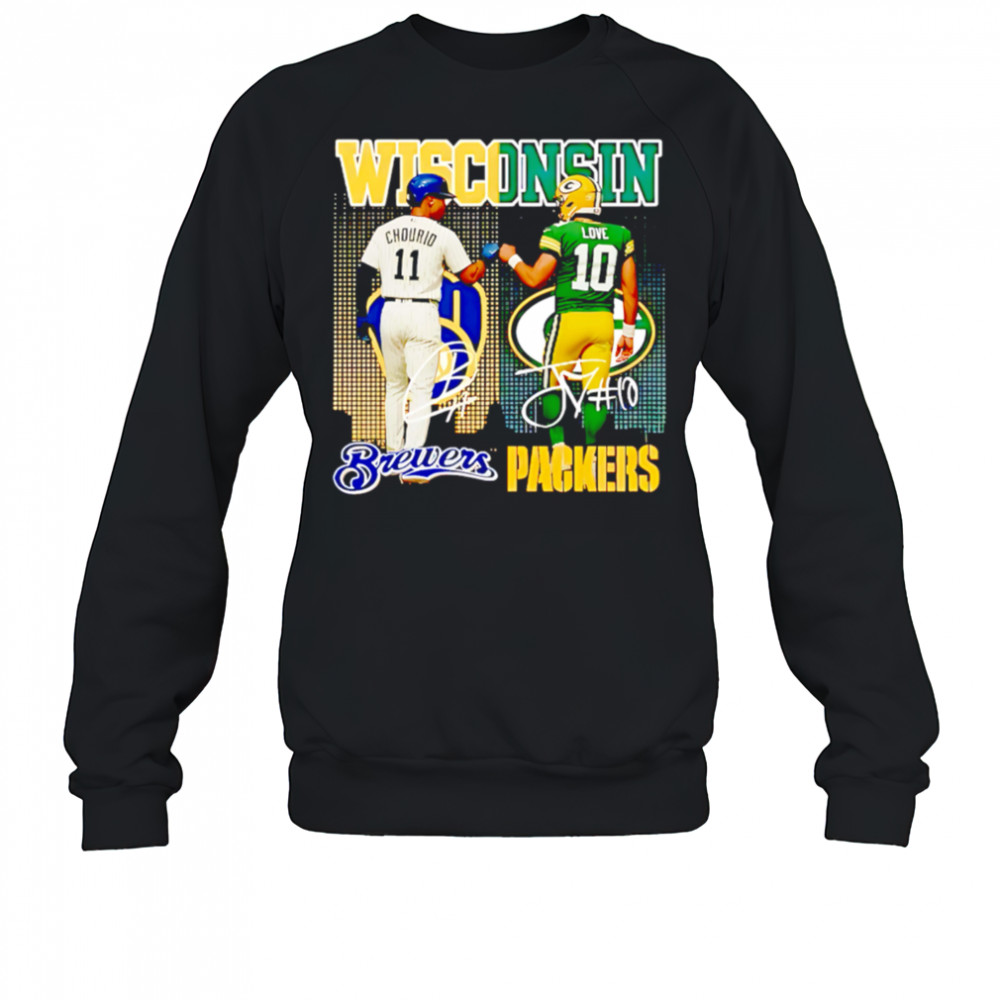 Wisconsin brewers and Packers star power shirt Sweatshirt