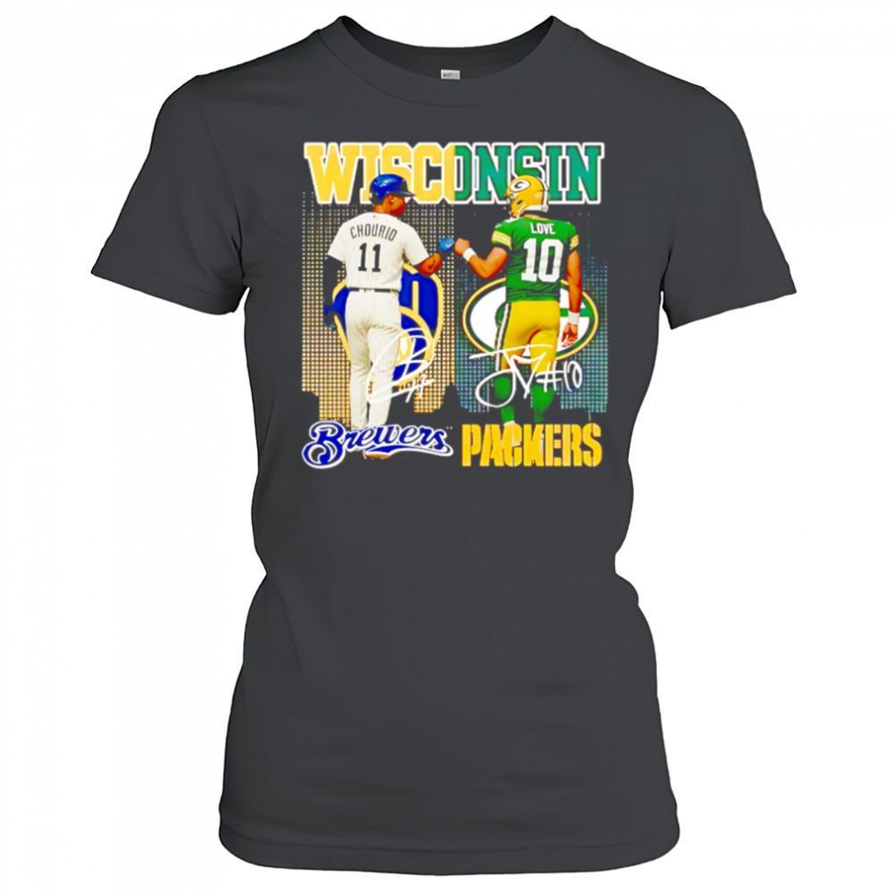 Wisconsin brewers and Packers star power shirt Women's T-shirt