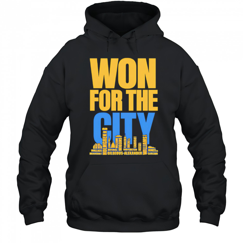 Won For The City Oklahoma City Thunder Fans shirt Hoodie
