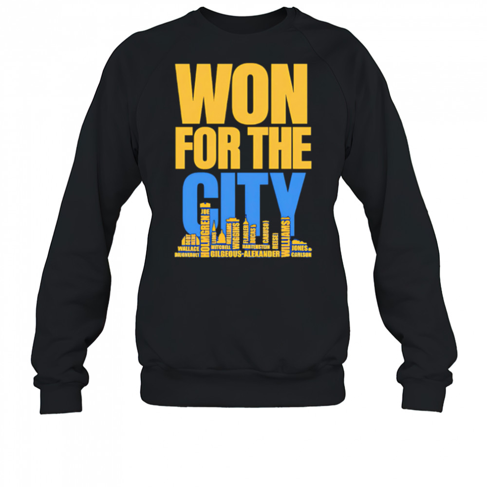 Won For The City Oklahoma City Thunder Fans shirt Sweatshirt