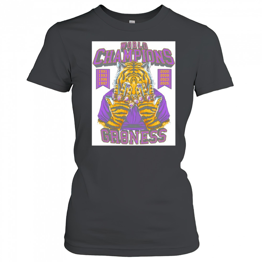 World Champions Gr8ness LSU Tiger shirt Women's T-shirt