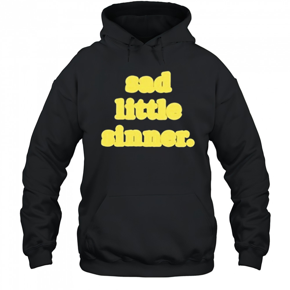 Yellow Sad Little Sinner T-Shirt Hoodie