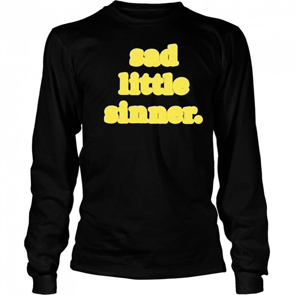 Yellow Sad Little Sinner T-Shirt Long Sleeved
