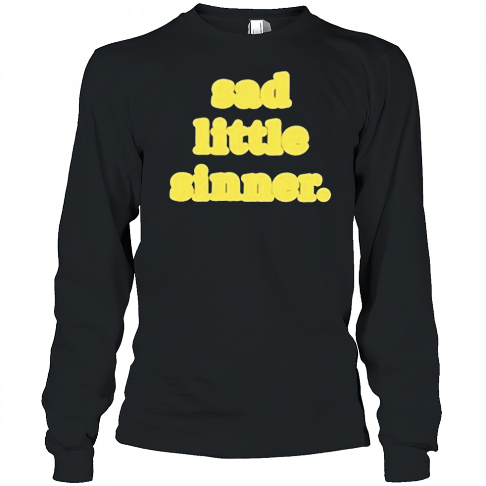 Yellow Sad Little Sinner T-Shirt Long Sleeved