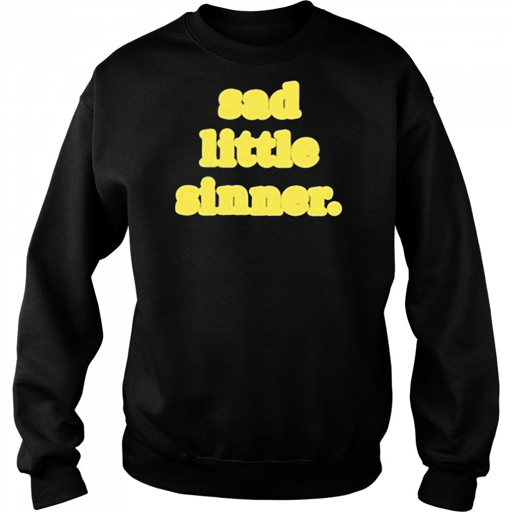 Yellow Sad Little Sinner T-Shirt Hoodie