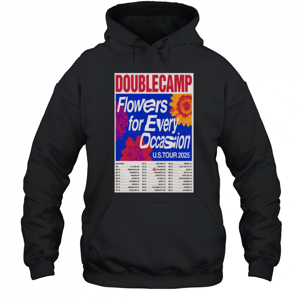2025 Doublecamp Limited Poster Tour Sept Shirt Hoodie