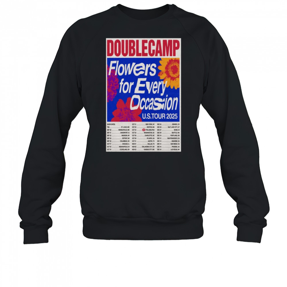 2025 Doublecamp Limited Poster Tour Sept Shirt Sweatshirt