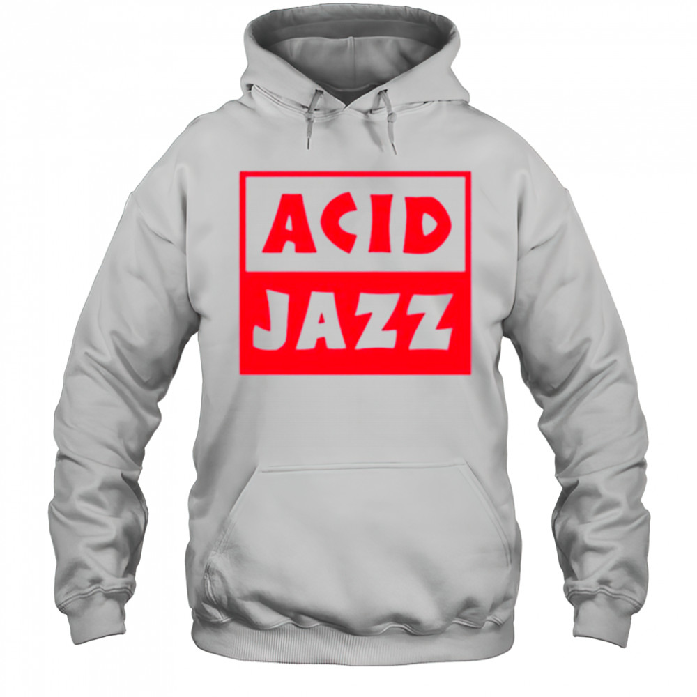 Acid Jazz Classic (White Red) T-Shirt Hoodie