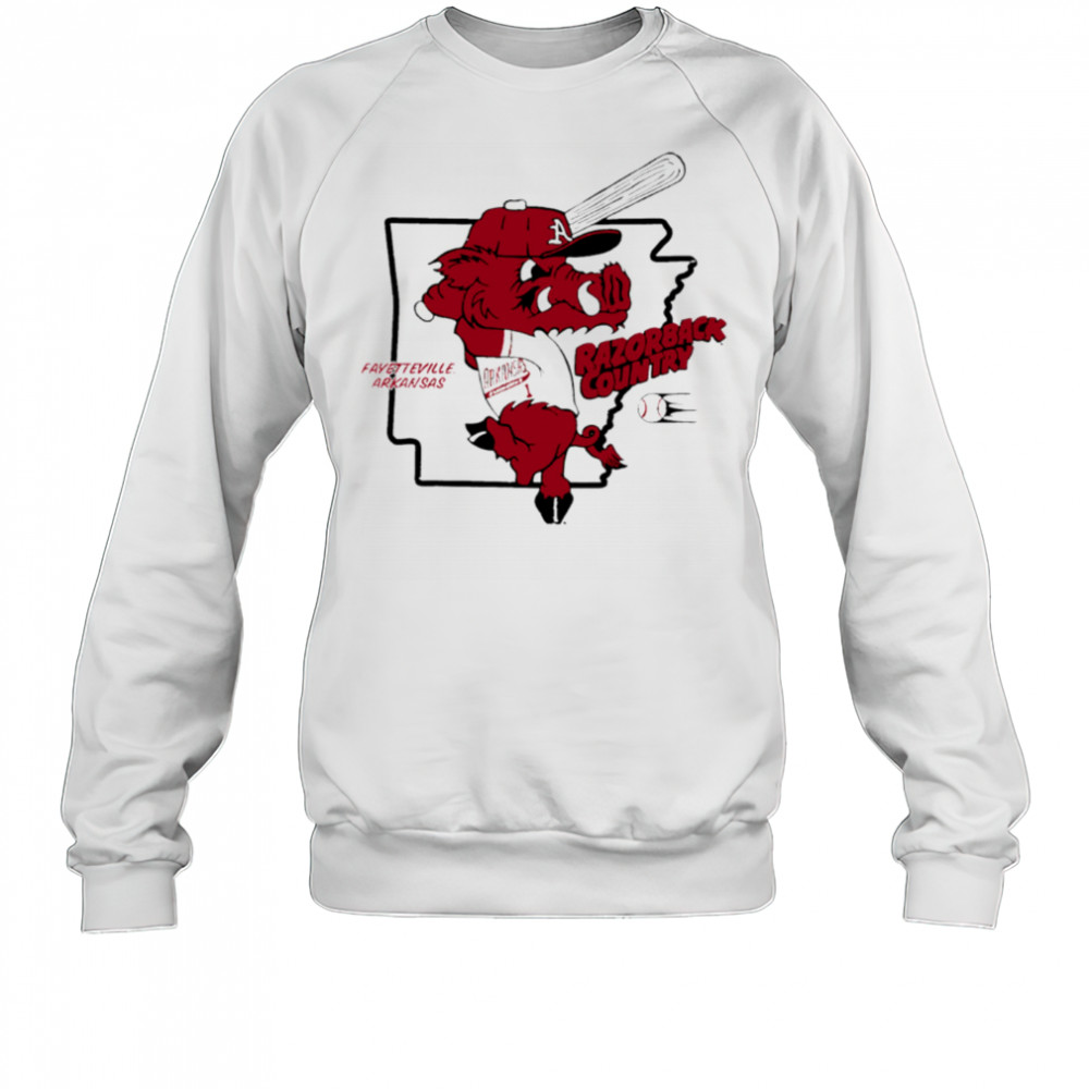 Arkansas Baseball Razorback Country funny mascot shirt Sweatshirt