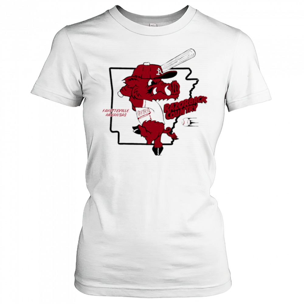 Arkansas Baseball Razorback Country funny mascot shirt Women's T-shirt