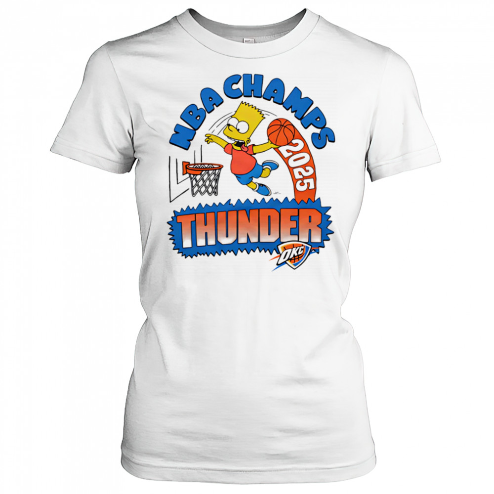 Bart x Thunder 2025 NBA Champs shirt Women's T-shirt