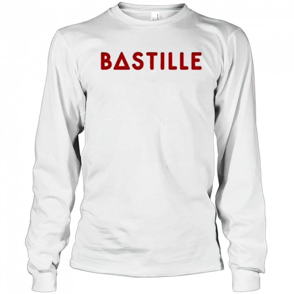 Bastille Sage Green Logo T-Shirt Long Sleeved