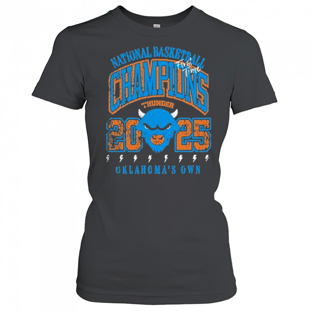 Bison Distressed Champs Black Shirt Women's T-shirt