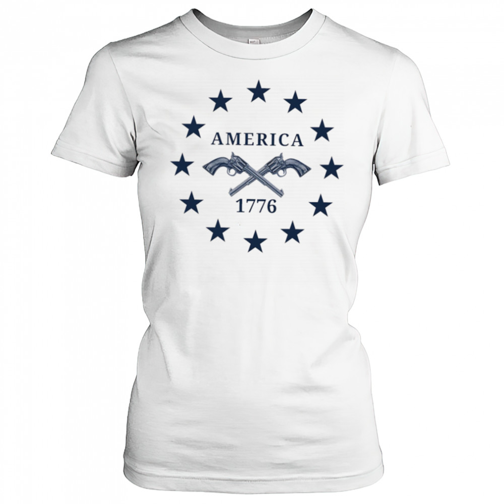 Dallas Cowboys America 1776 guns shirt Women's T-shirt