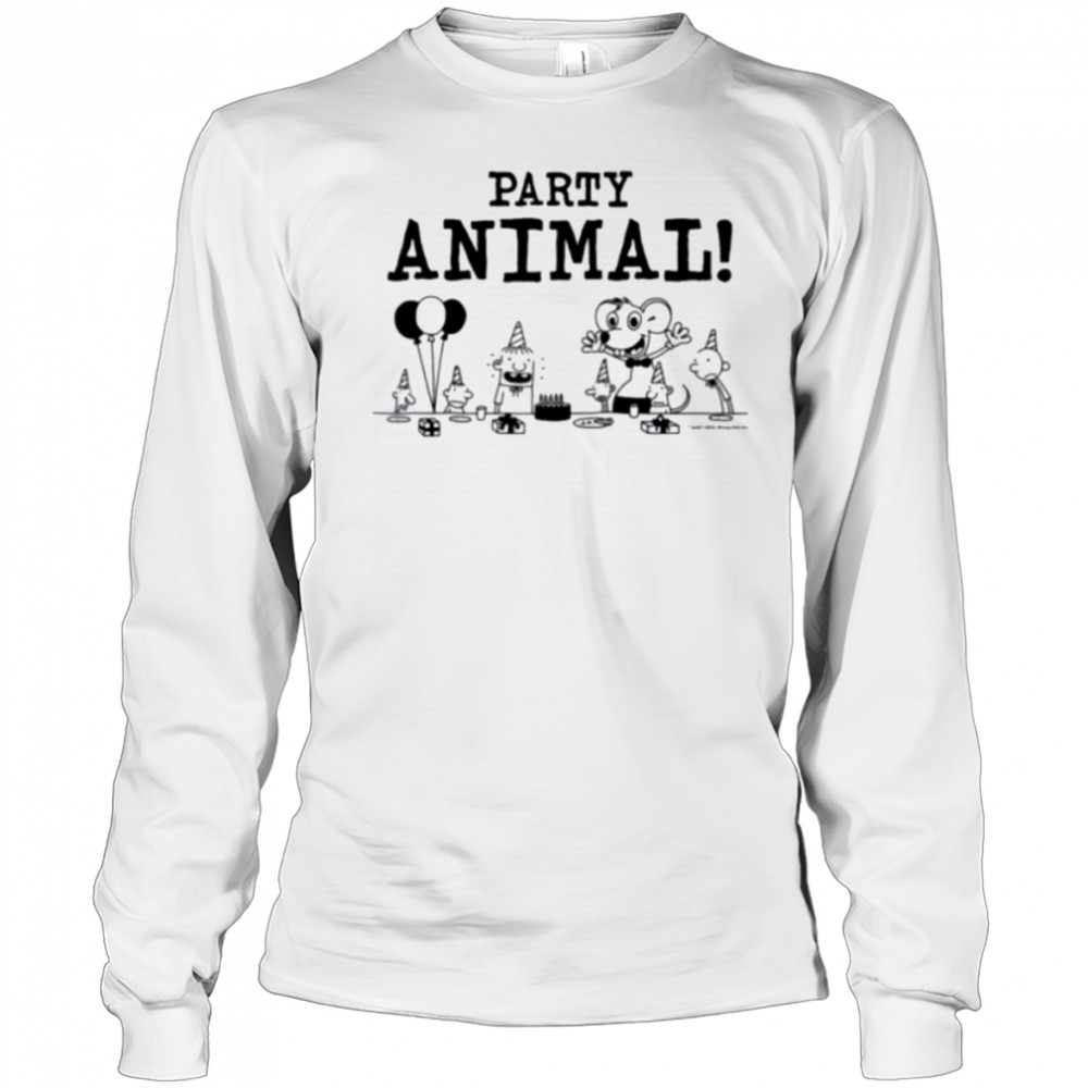 Diary of a Wimpy Kid Birthday Party Animal! Raglan Shirt Long Sleeved