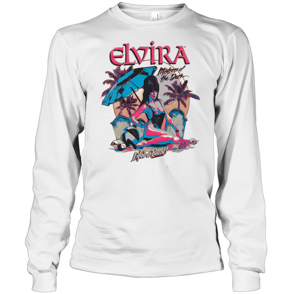 Elvira beach shirt Long Sleeved