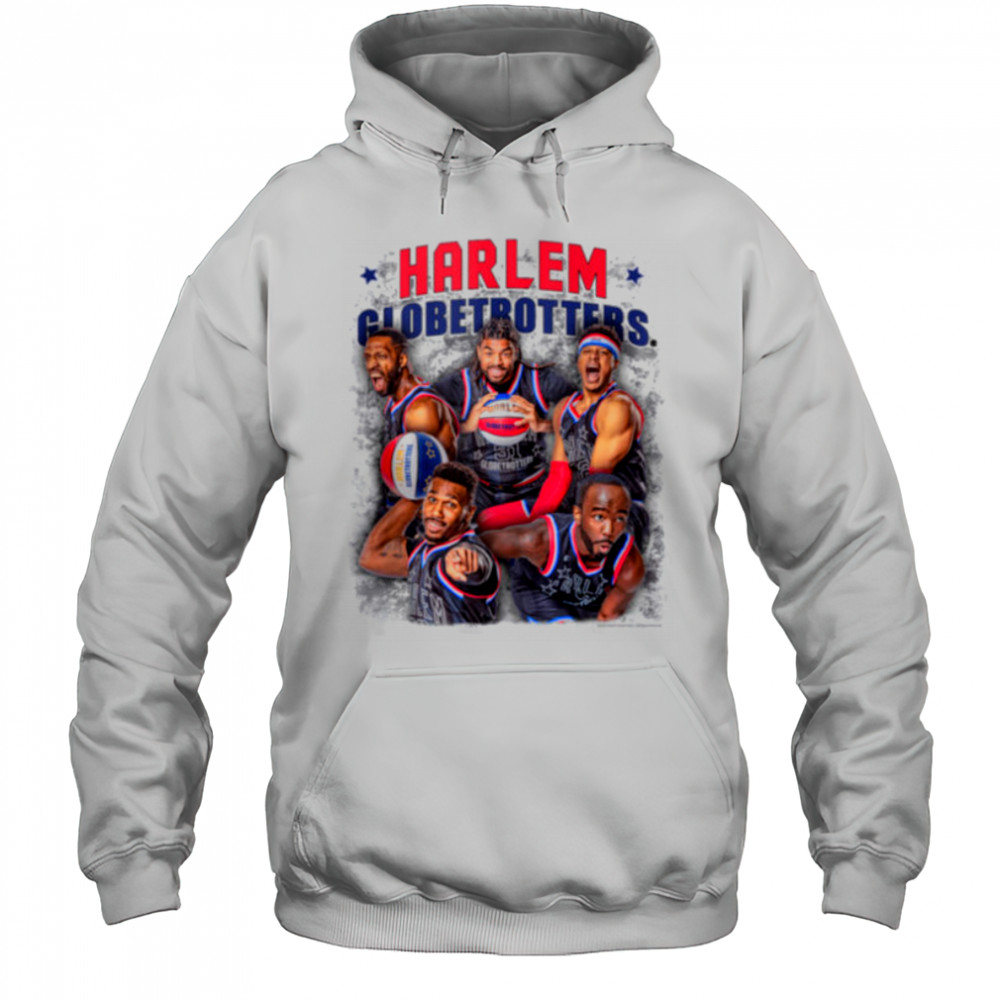Harlem Globetrotters Basketball Colorful Team Photo shirt Hoodie