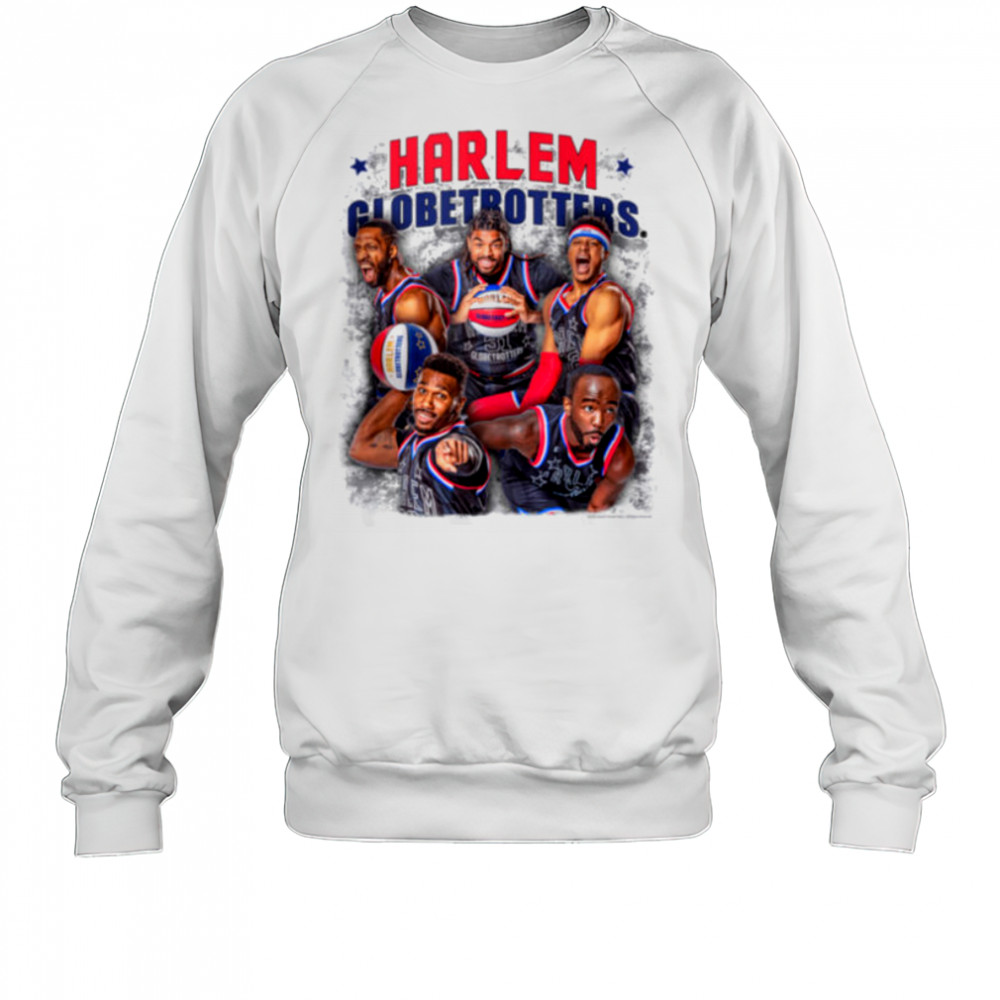 Harlem Globetrotters Basketball Colorful Team Photo shirt Sweatshirt