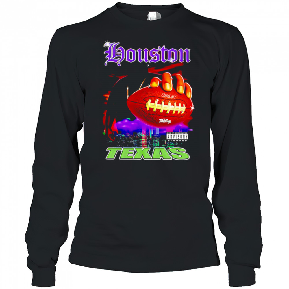 Houston Texans Ball football graphic shirt Long Sleeved