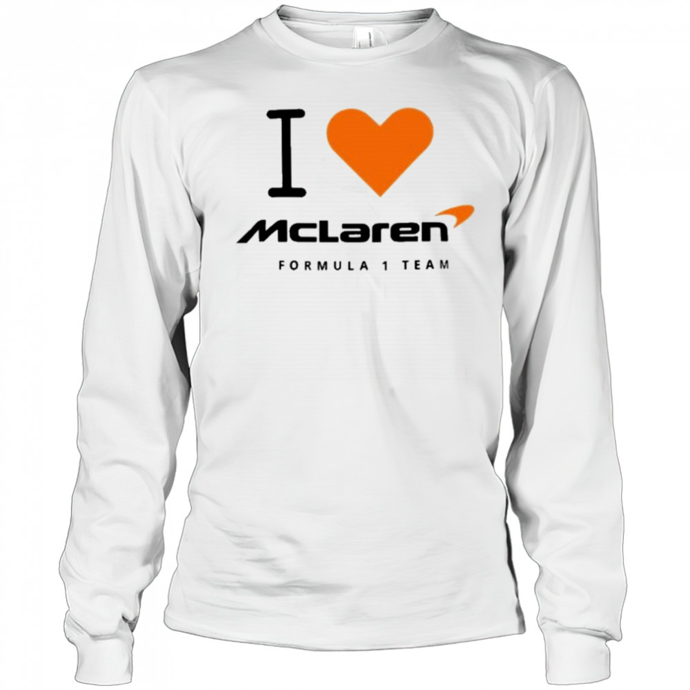 I Heart Mclaren T-Shirt Long Sleeved