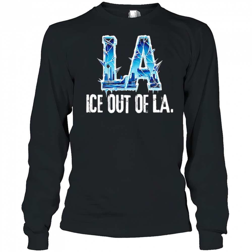 ICE out of LA graphic shirt Long Sleeved