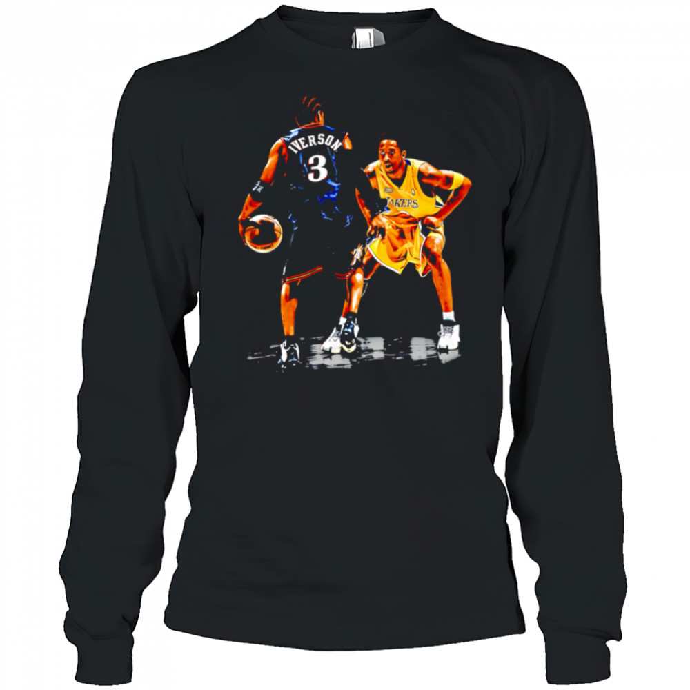 Iverson Vs. Kobe classic shirt Long Sleeved