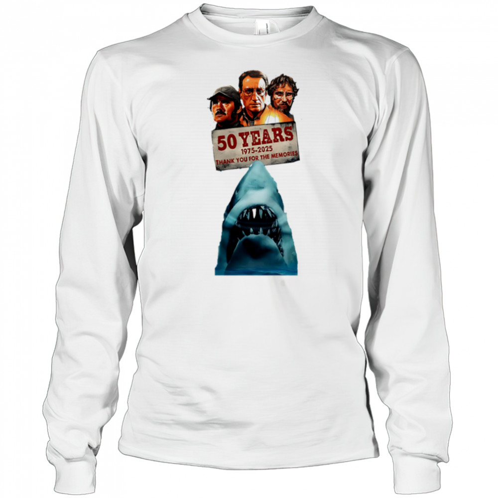 Jaws 50th Anniversary Thank You For The Memories 2025 Long Sleeved
