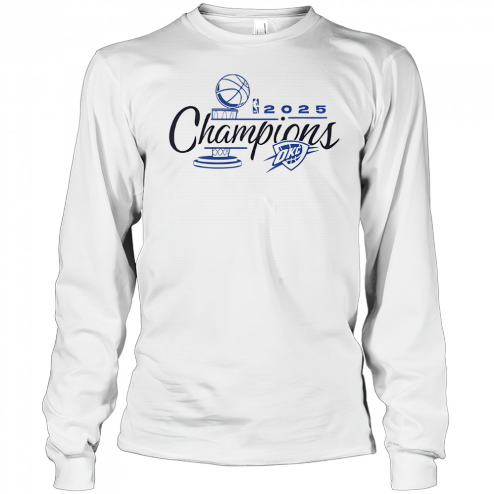 OKC Thunder 2025 Champions shirt Long Sleeved