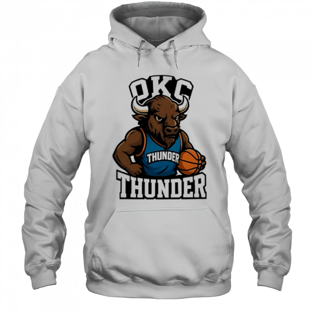 Oklahoma City Okc Thunder Up Okc Rumble mascot cartoon shirt Hoodie