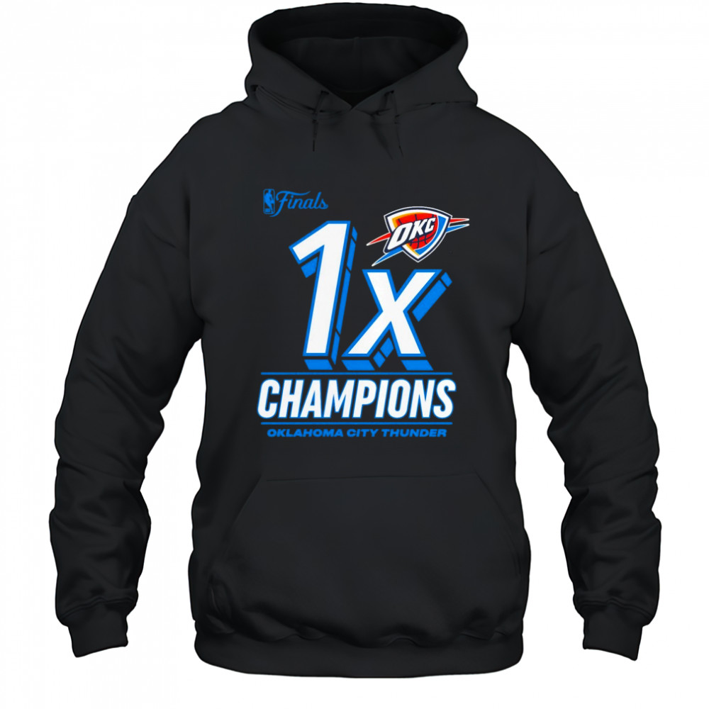 Oklahoma City Thunder Fanatics 2025 NBA Finals Champions Dunk Contest T-Shirt Hoodie