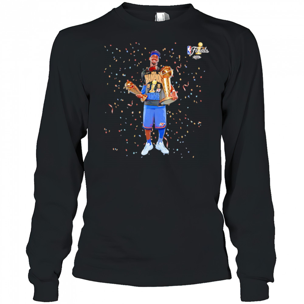 Oklahoma City Thunder Okc 2025 Nba Finals Champions Commemorative shirt Long Sleeved