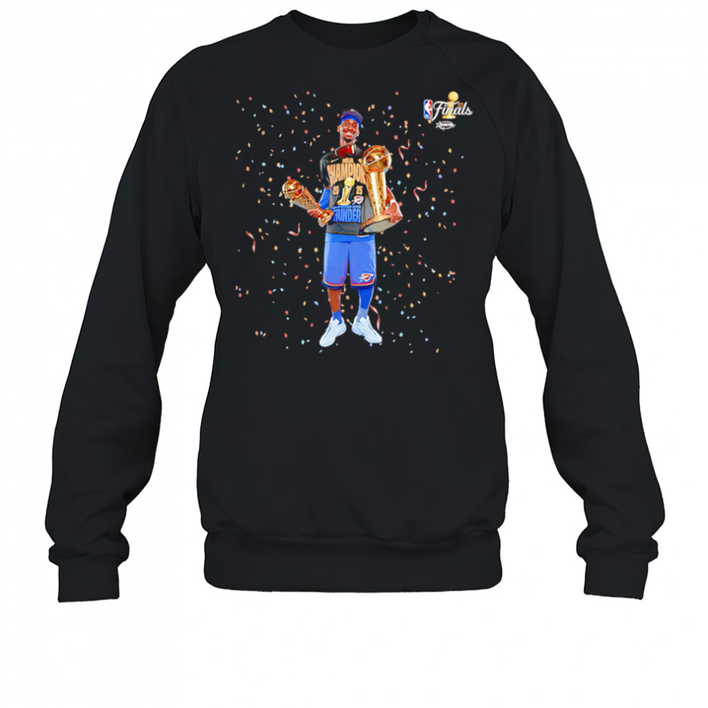 Oklahoma City Thunder Okc 2025 Nba Finals Champions Commemorative shirt Sweatshirt