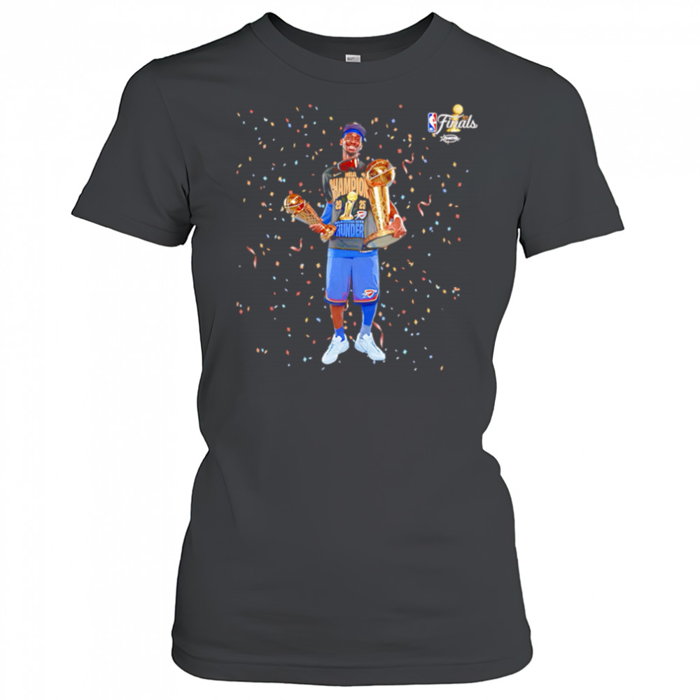 Oklahoma City Thunder Okc 2025 Nba Finals Champions Commemorative shirt Women's T-shirt
