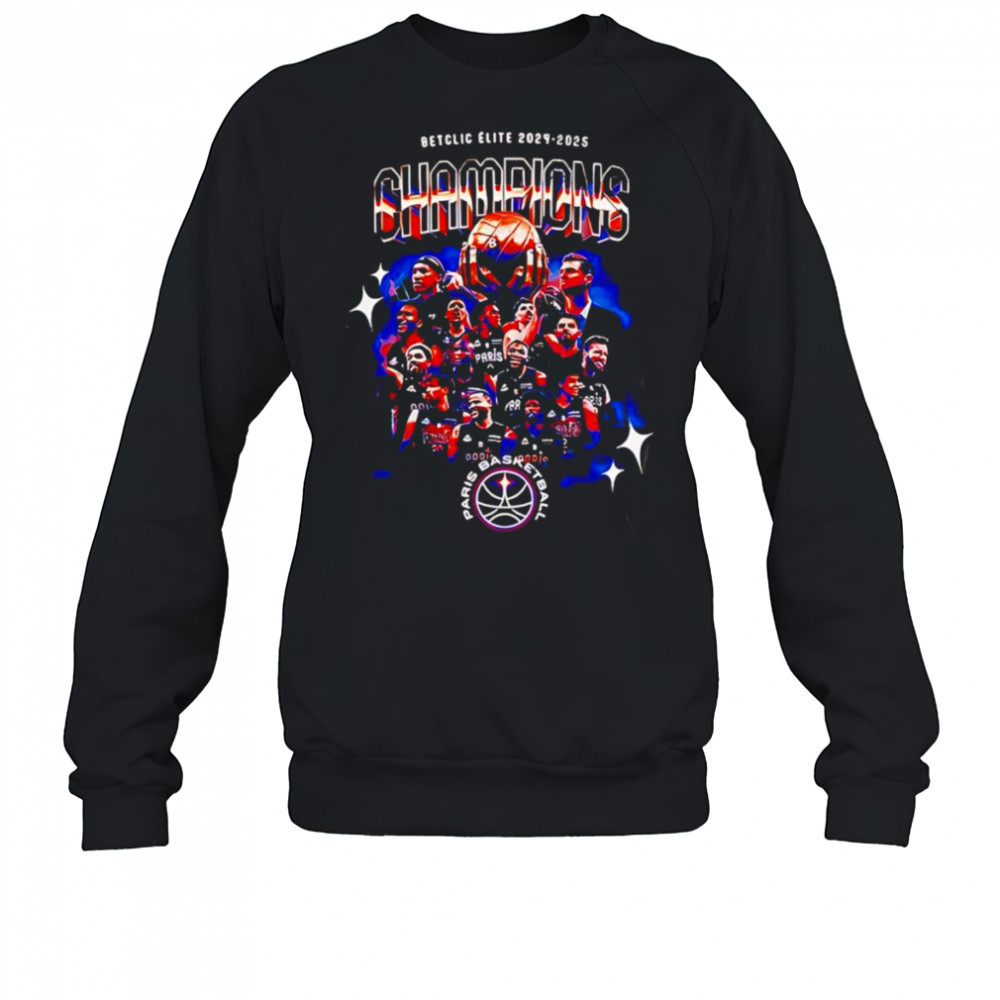Paris Basketball 2025 Champions de France Sweatshirt