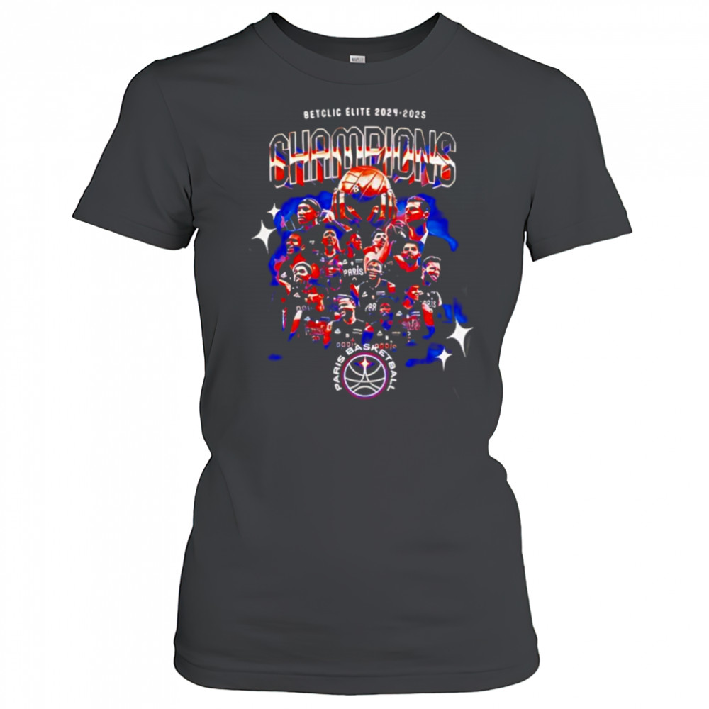 Paris Basketball 2025 Champions de France Women's T-shirt