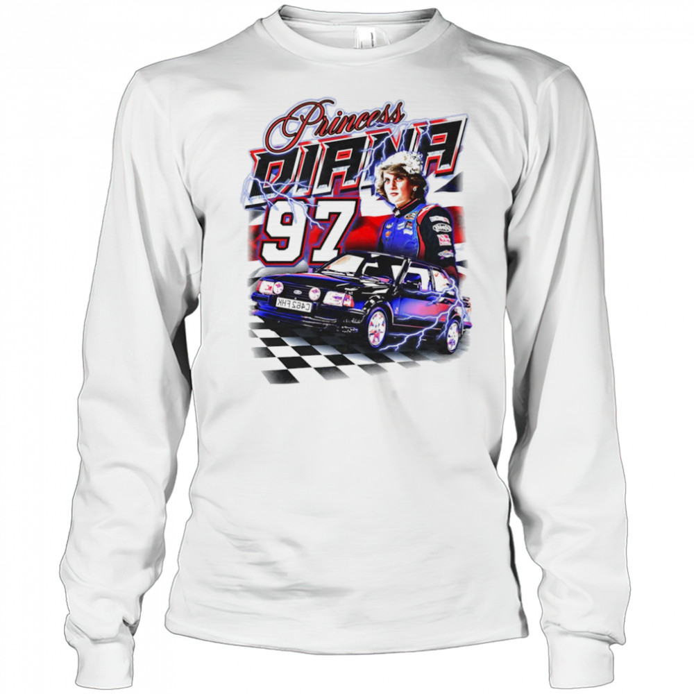 Princess Diana racing graphic shirt Long Sleeved