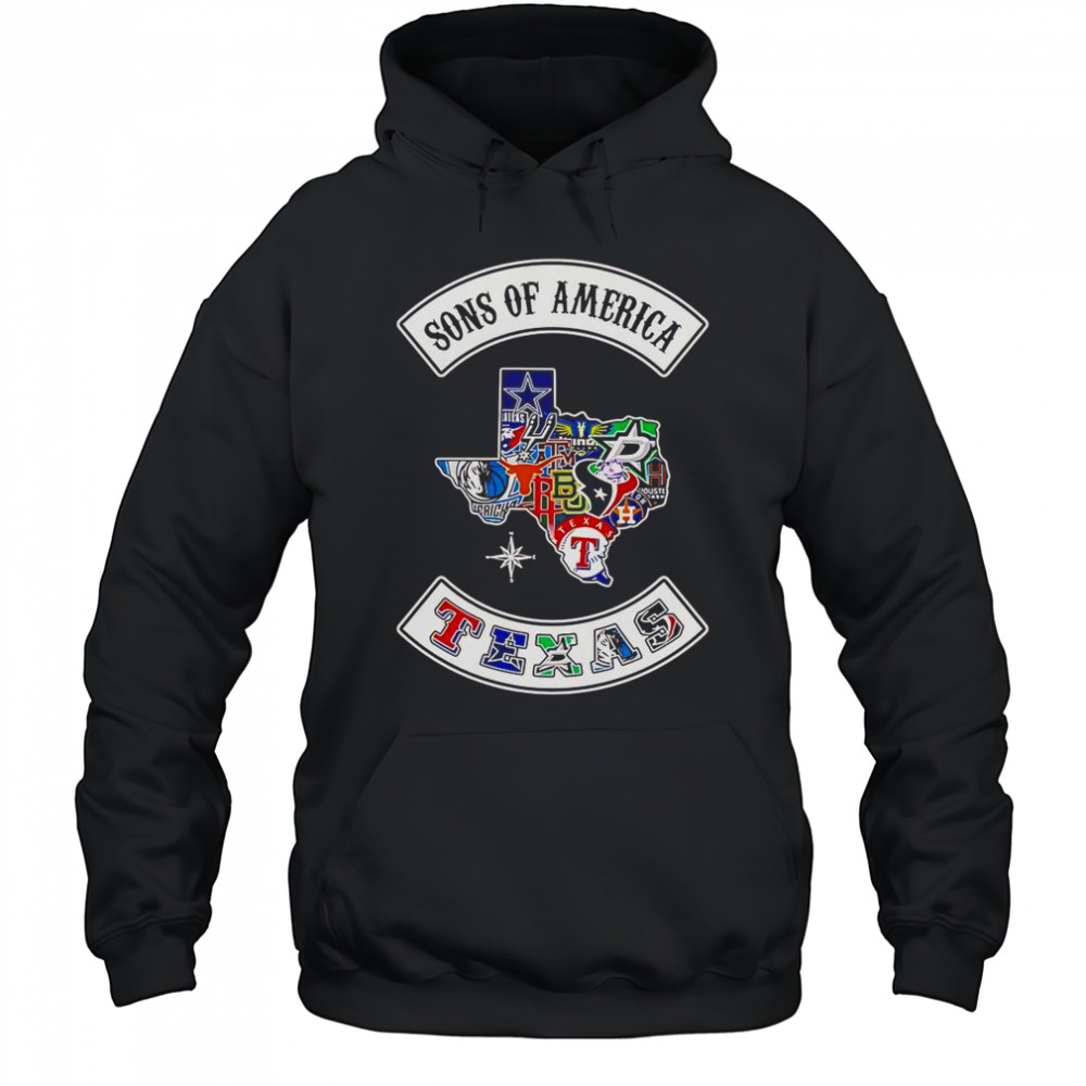 Sons Of America Texas Sports T-Shirt Hoodie
