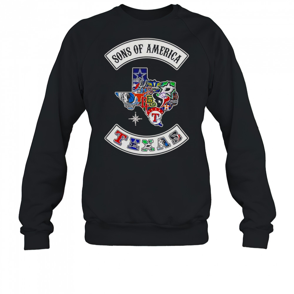 Sons Of America Texas Sports T-Shirt Sweatshirt