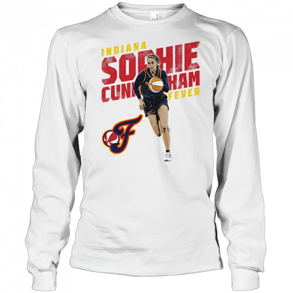 Sophie Cunningham Indiana Fever Slant shirt Long Sleeved